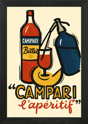 Campari aperitif vintage - campari,