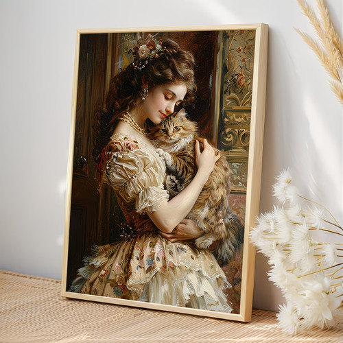 Shabby chic vintage lady - chic,