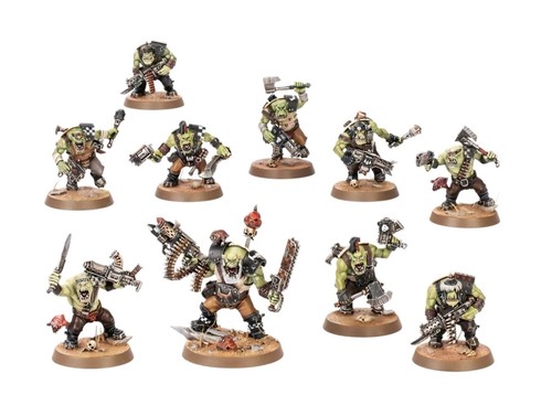 Ork boyz x10 - x10, plus