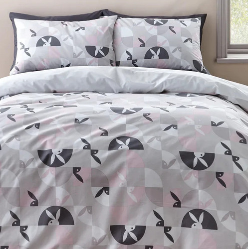 Playboy double duvet set geo - set,