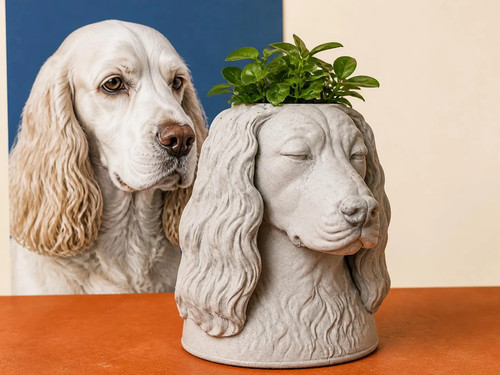 Custom pet portrait - custom, planter
