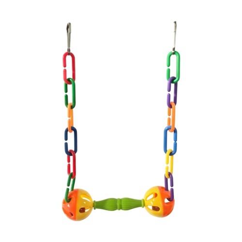 Plastic bird cage - bird, swing