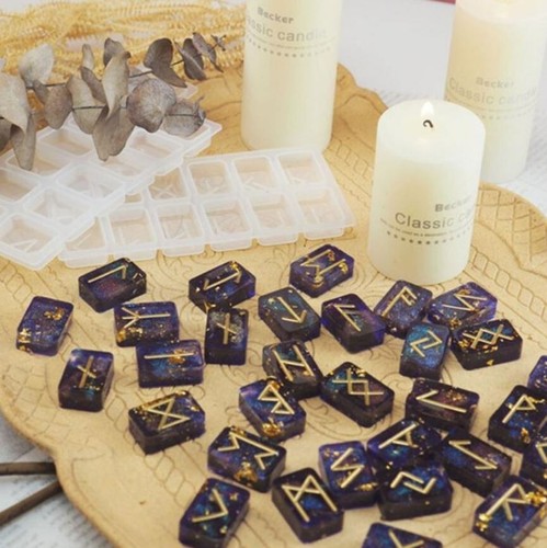 Viking rune stones silicon - rune,