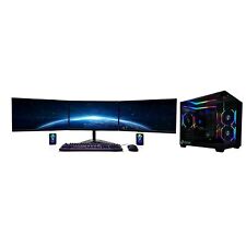 i5 Gaming PC 32GB RAM/500GB SSD/3TB HDD/WIN11/RTX 3050 6GB - 3x24" Monitors