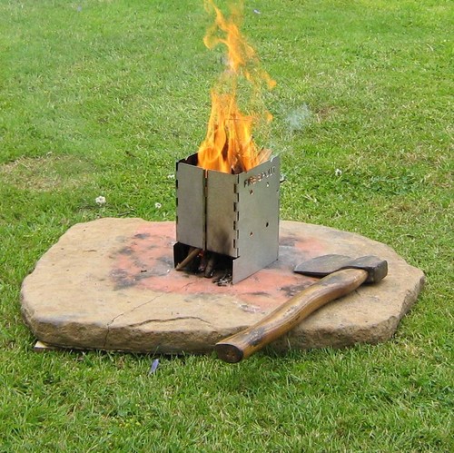 Portable wood burning stove - portable,