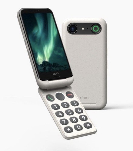 Doro aurora a20 flip phone - doro,