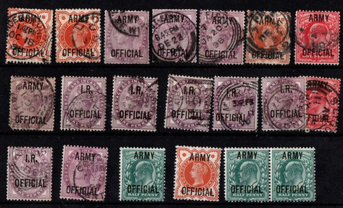 Official stamps army and - stamps,
