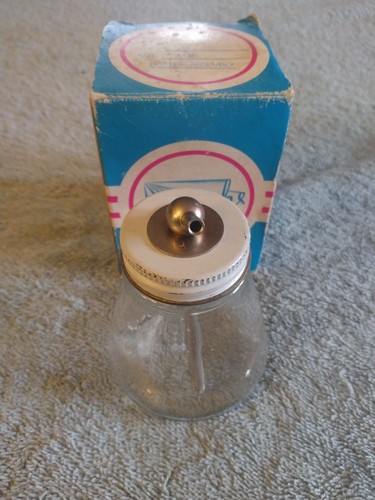 Paasche empty glass 3oz - glass,