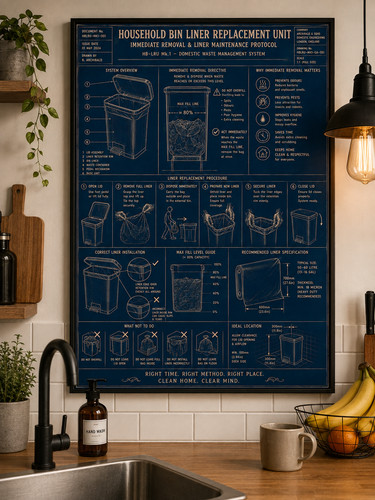 Funny bin liner blueprint - bin,