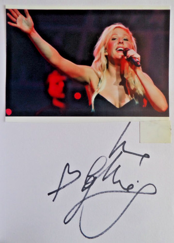 Ellie goulding autographed 8 - ellie,