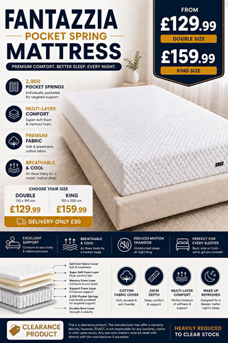 Fantazzia mattress box - in, a