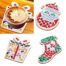 Mosaic Tile Coaster Craft with