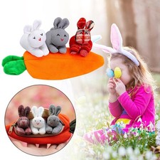 3 Bunnies In Carrot Purse