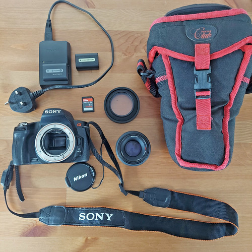 Sony digital slr camera - sony, with