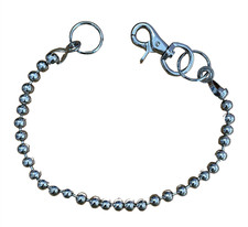 HIP HOP HIPSTER METAL KEY BALL & CHAIN BELT RING CLIP KEYCHAIN PUNK