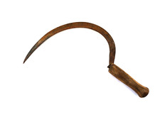 Antique Primitive Scythe Farm