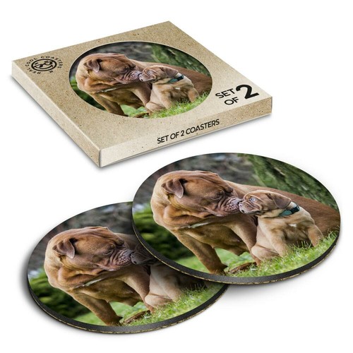 Boxed round coasters - x,