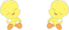 TWEETIE PIE BABY STICKERS
