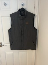 TravisMathew Padded Gilet, Grey, XL, Full zip & Button Closure, Very Good Cond