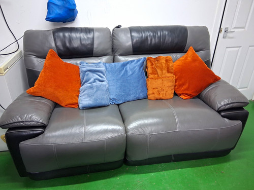 Used italian leather recliners - italian,