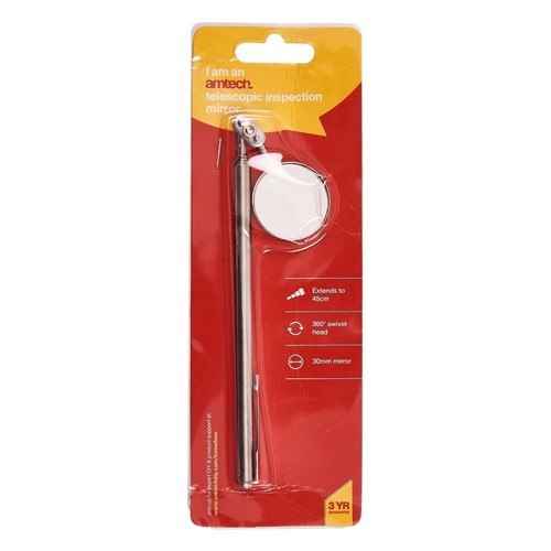 Telescopic inspection mirror - telescopic,