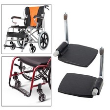 Universal Wheelchair Footrest Easy Install Accessories Plastic with Pole
