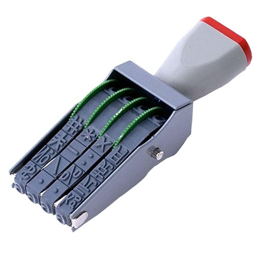 Rubber number stamp - rubber,