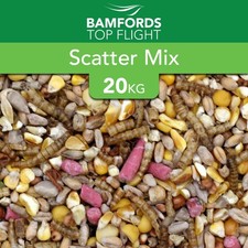 Value Large Wild Bird Scatter Mix 20kg High Energy Calci worms grains hearts