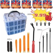 725Pcs Car Body Push Pin Rivet