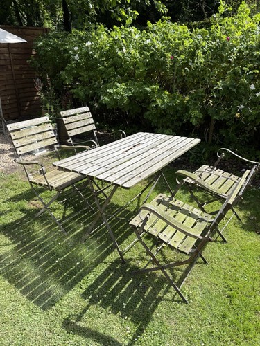 Vintage french bistro garden - vintage,