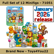 LEGO 71051 - Animal Costumes Minifigures - Series 28 - FULL SET OF 12