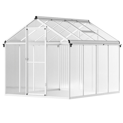 Outsunny 8x6ft aluminium - 8x6ft,