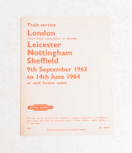 Railway handbill london - railway,