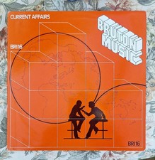 Bruton Music Current Affairs Library KPM Synth Vinyl LP Record NM