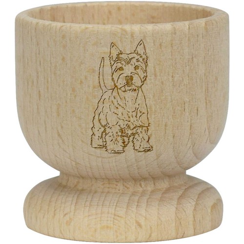 Proud westie dog wooden - westie,