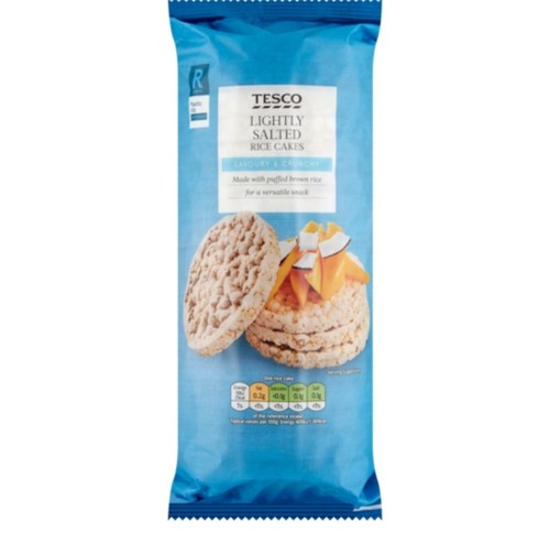 Tesco lightly salted rice - tesco,