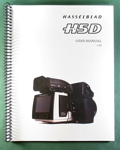 Hasselblad h5d instruction - hasselblad,