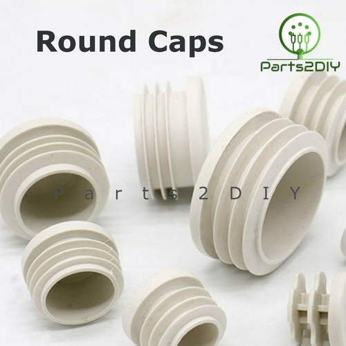 White round plastic - round,
