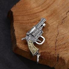S925 Silver Western Cowboy Gun