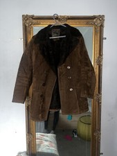 Antilopel 52 Made In Italy Deer Skin Size L Women’s Coat Shearling 