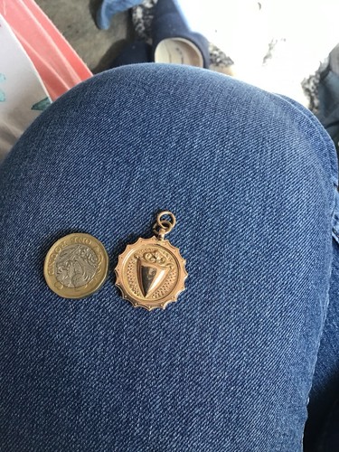 Antique gold medal - gold, fob