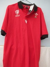 Welsh Rugby Polo Shirt NWT