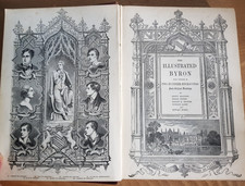 1855 THE ILLUSTRATED BYRON 200 ENGRAVINGS BY MEADOWS & FOSTER LORD BYRON POETRY@