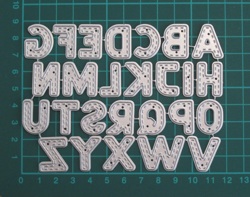 Alphabet metal cutting dies a - metal,