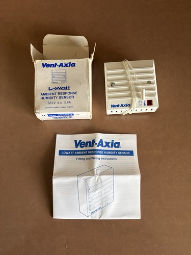 Vent axia ambient - axia, response
