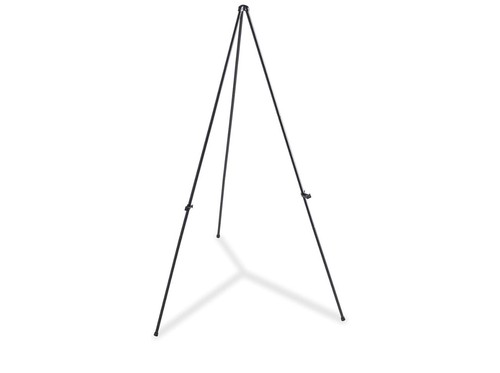 Black aluminium folding - black,