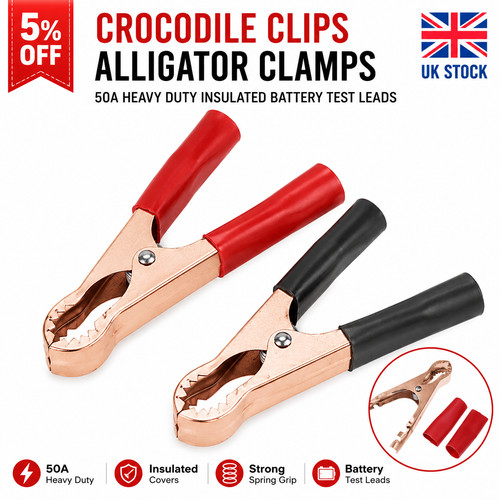 Crocodile clips alligator - crocodile,