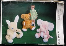 "THE BIG BOYS"  Elephant, Bear & March Hare Jointed Toys ( each 3' high)