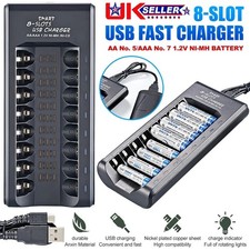 Fast Battery Charger 8 Slot