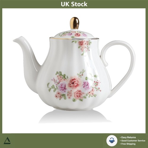 Elegant porcelain teapot - porcelain, with